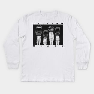 Talking Head -  Retro Kids Long Sleeve T-Shirt